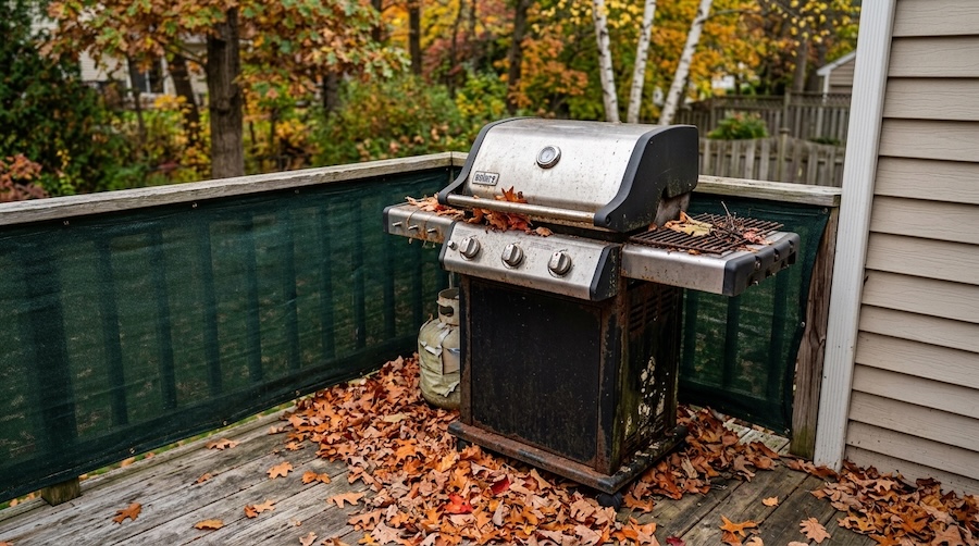 Unused barbeque
